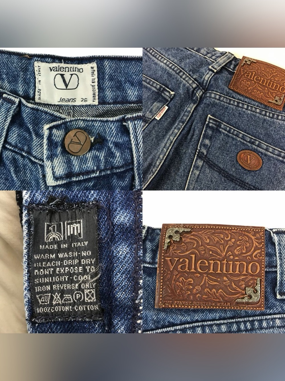 Valentino Vintage Denim Jeans - Picture 5 of 7